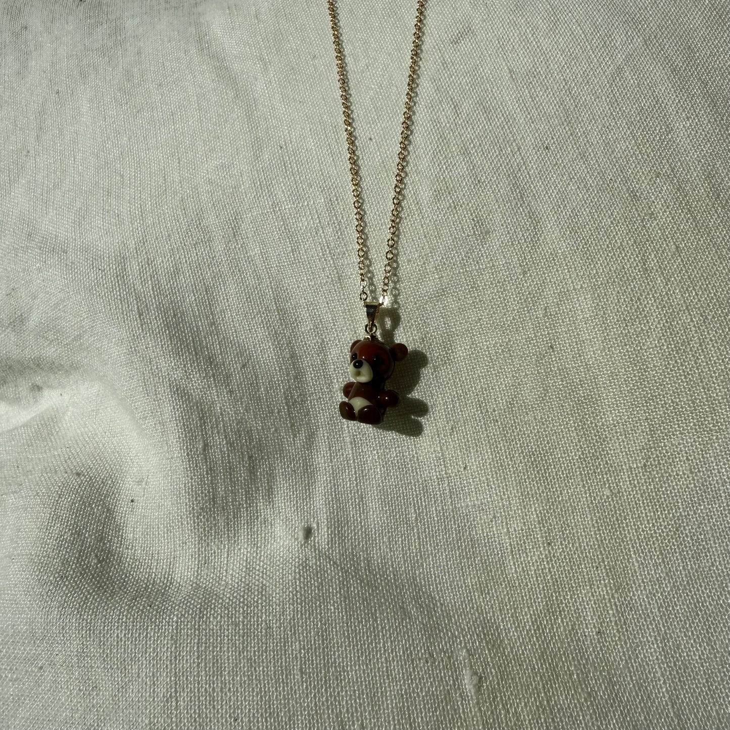 Teddy 🧸 Håndlaget teddybjørn i glass
