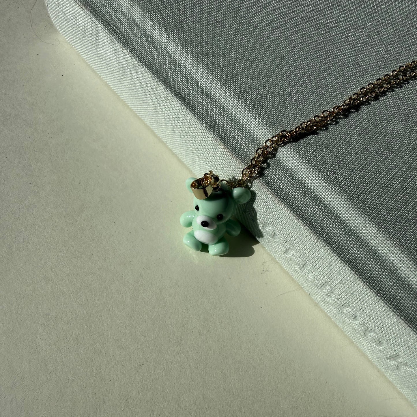 Teddy 🧸 Håndlaget teddybjørn i glass